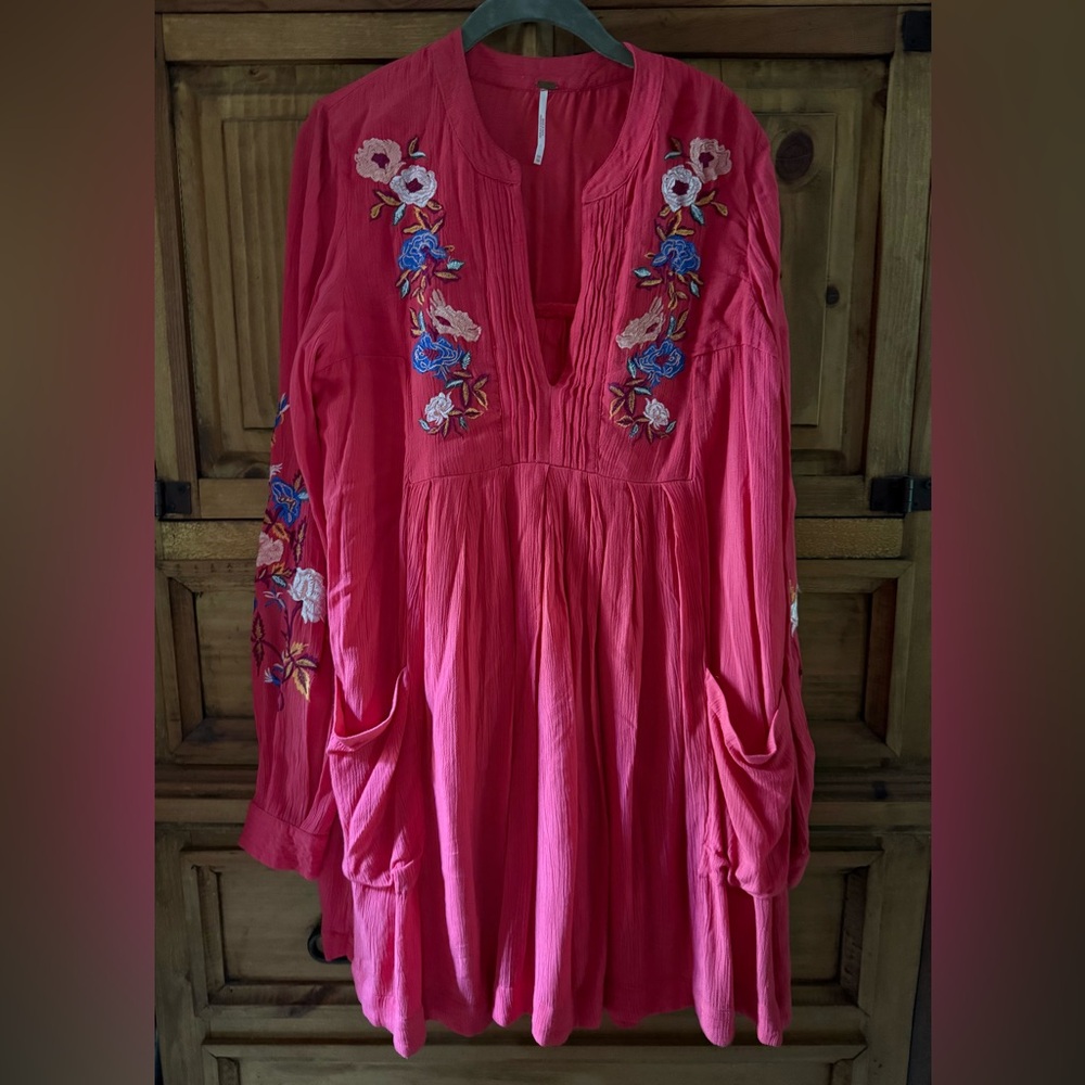 Free People Embroidered Dress